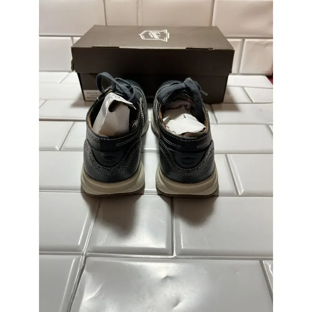 Florsheim Kids Great Lakes Jr Wingtip Oxfords Boys Size 2 1/2 M Navy Blue Laces